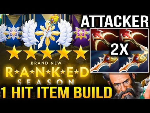 Attacker Kunkka 1 Hit Item Build in Seasonal Rank Dota 2 7.07c