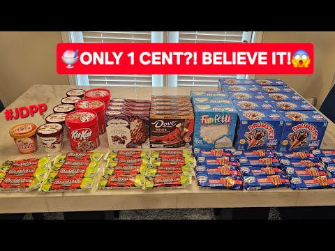 🍧🍦 Dollar General Freezer Reset! 1¢ Ice Cream & MORE Penny Finds!