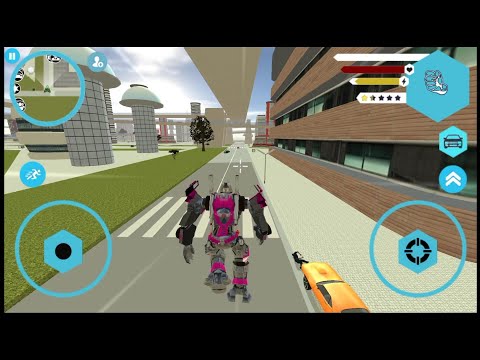 Super Robot Fire Truck Transform Robot Games - Android Gameplay