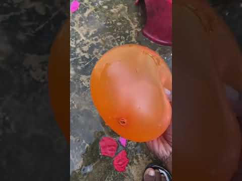 JUMPING ON WATER BALLOON TRICK! AMAZING BALLOON TRICK #short #Ep084