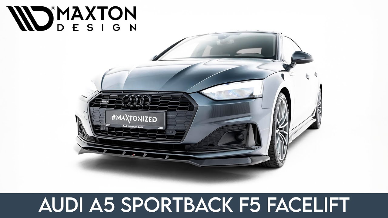 Audi A5 Sportback F5 Facelift (2019 - 2024) | Maxton Design Splitter Set | Presentation #376