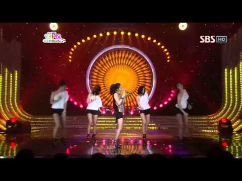 Gummy - As a man(거미 - 남자라서) @ SBS Inkigayo 인기가요 100523