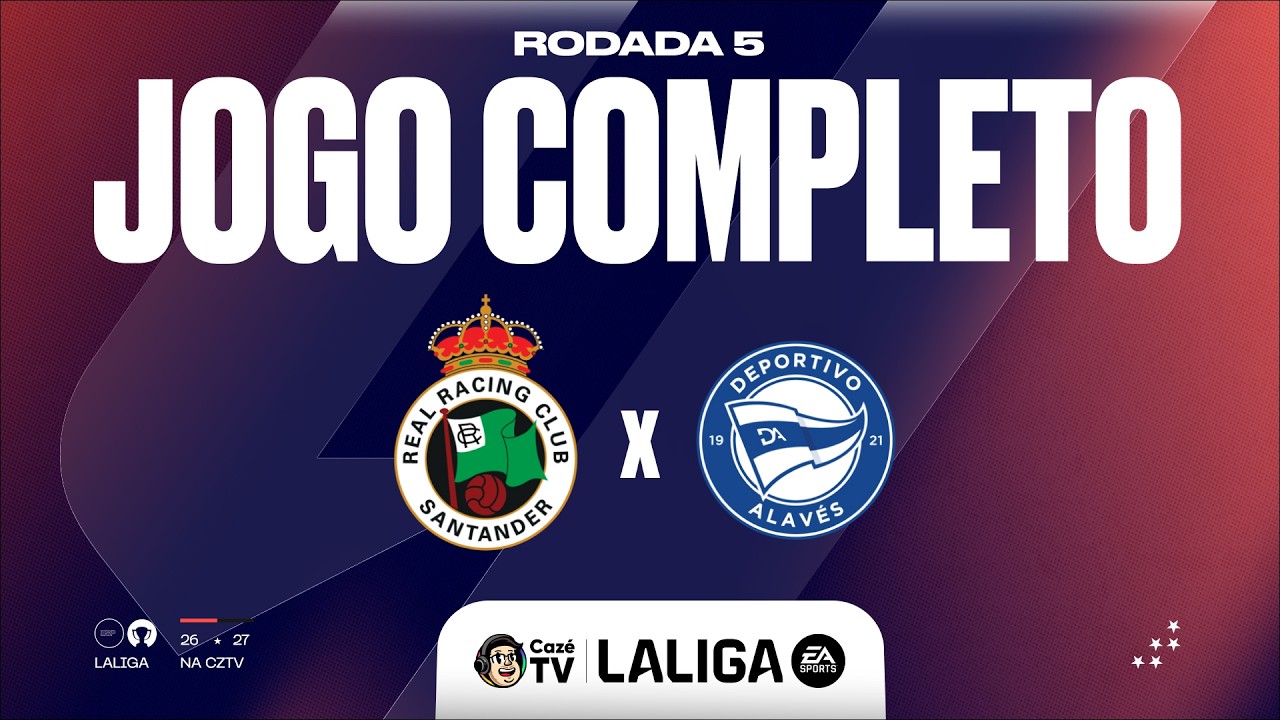 AO VIVO: RACING CLUB X DEPORTIVO ALAVÉS | LALIGA 26/27 | 5ª RODADA