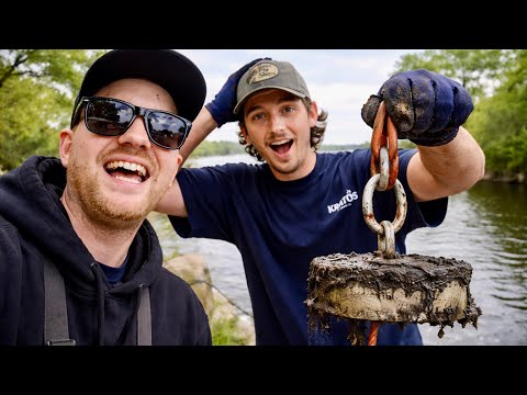 Most Unexpected Magnet Fishing Find Ever!! How Did This Get Here?