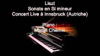 Liszt, sonate en Si mineur - Piano : Muriel Chemin - Innsbruck Live