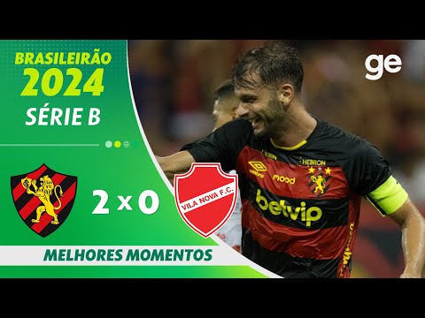 Gols e lances de Sport x Vila Nova-GO
