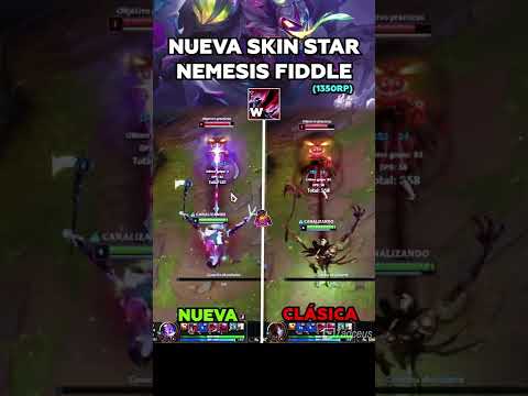 Star Nemesis Fiddlesticks VS Skin Base #shorts