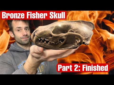 Making a Bronze Fisher Skull - Part 2