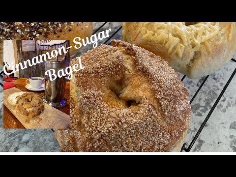 Homemade Cinnamon Sugar Bagels