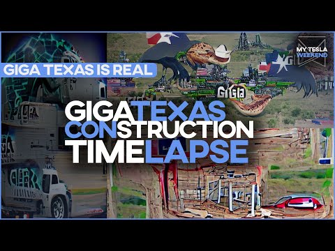 Year PLUS timelapse at Giga Texas