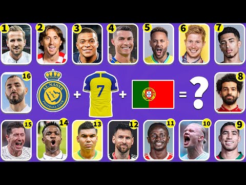 (Full 39)Guess the Song, NATIONALITY + CLUB + JERSEY NUMBER of football players|Ronaldo, Messi
