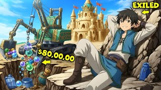 Exiled Miner Craft Rock into $800 Billion island With Auto-Crafting Machines - Manga Recap