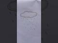 How To Draw A Rain ️ Clouds Drawing Art Rain Clouds Drawing Shorts Viralvideo Youtubeshorts