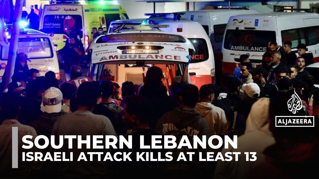 Israeli attack on Palestinian refugee camp in Lebanon kills at least 13