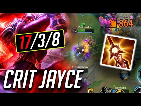 JAYCE CRIT BUILD??! in the JUNGLE??! SUPER BROKEN CHAMPION