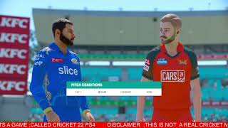 IPL 2023 LIVE: MI vs SRH live | Mumbai vs Hyderabad  Live Score & Commentary cricket 22