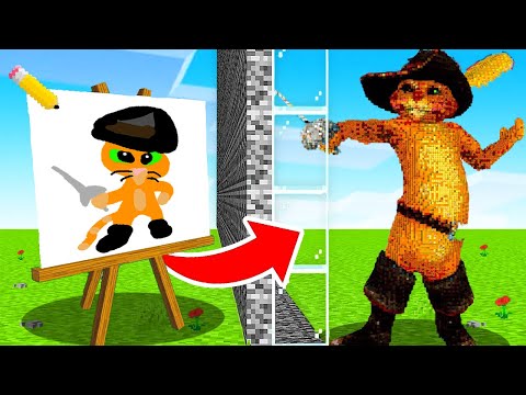 Insane MOB BATTLE with Epic Paint Skills! Minecraft Madness