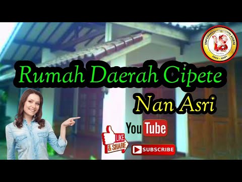 Rumah daerah Cipete nan asri