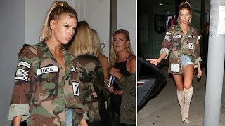 Download lagu Charlotte McKinney Is Sexy In Camo At Jay Z's Launch Event mp3