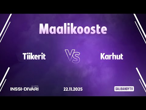 Maalikooste: Tiikerit - Karhut (Inssi-Divari M)