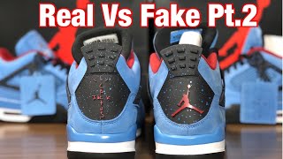Air Jordan 4 Travis Scott Real Vs Fake 2.0 revisited . With updated fakes and DS retail