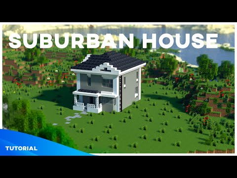 TheBuildingDuck - How to build a Suburban House in Minecraft [Tutorial]