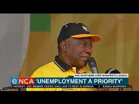 ANC will prioritize unemployment