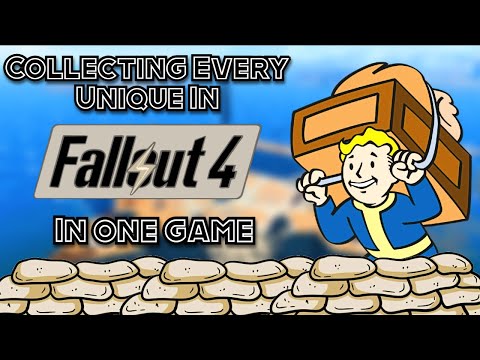 I Tried Collecting All The Uniques In FALLOUT 4