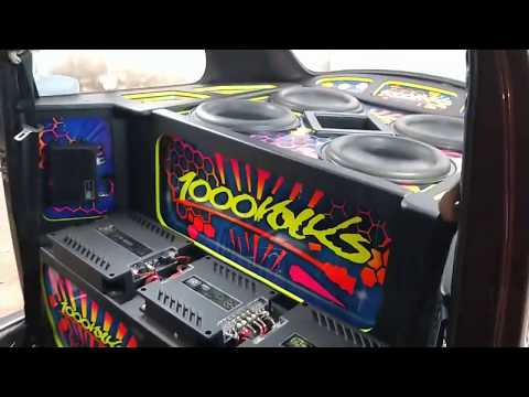 4 sub Zetta Audio S-12 de 600W RMS