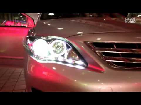 2011-2013 Toyota Corolla Angel Eye Headlight with LED Daytime Running Light