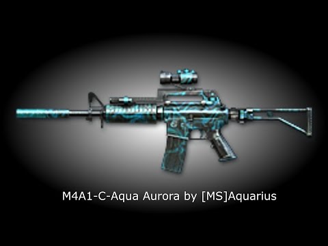 Crossfire NA: M4A1-C-Aqua Aurora 2.0 in Hero Mode X (HMX)