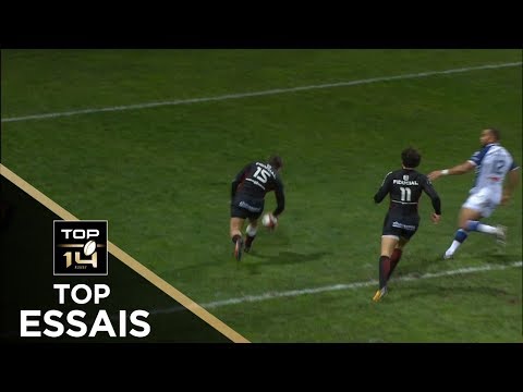 TOP Essais de la J12 – TOP 14 – Saison 2017-2018