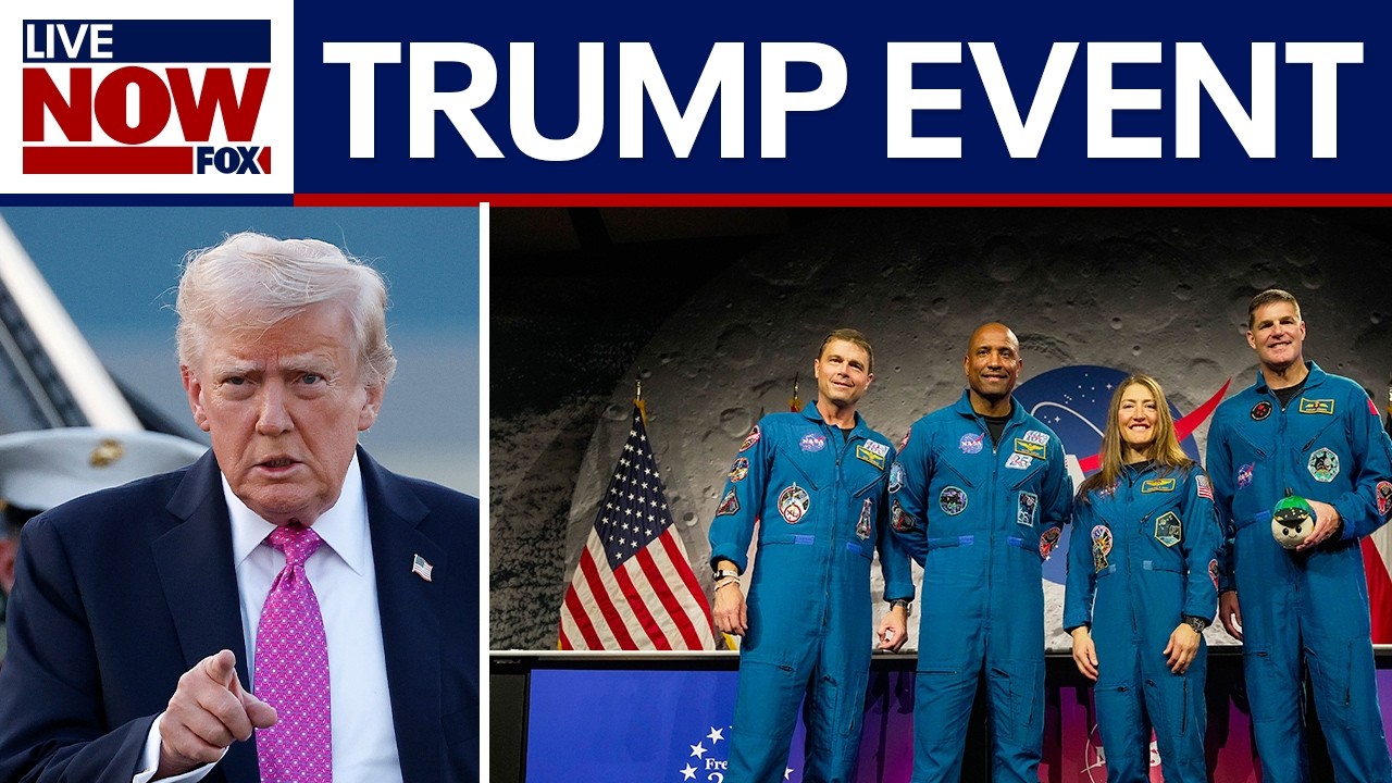 LIVE: Trump meets with Artemis II astronauts at White House