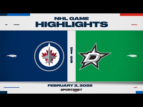 NHL Highlights | Jets vs. Stars - February 2, 2026