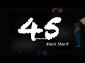 Black Sherif 45 Forty Five Official Lyrics