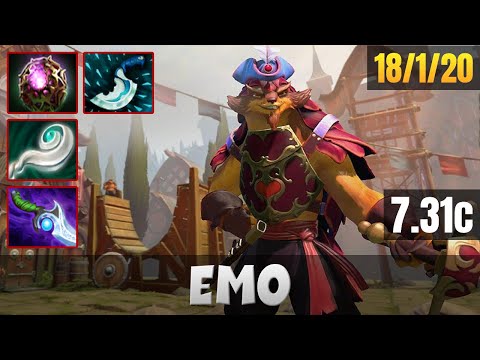 EMO PANGOLIER MID LANE WITH 18 KILLS | DOTA 2 PATCH 7.31c PRO GAMEPLAY