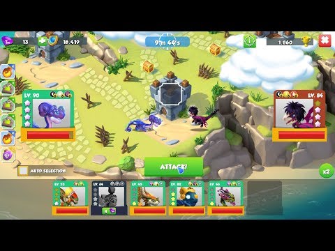 Enchantment League Fights with Friends Dragons , Dragon Mania Legends | Part 1384 HD