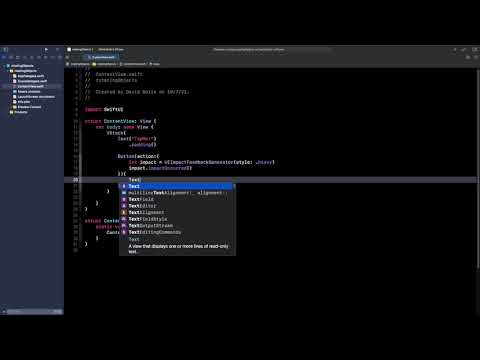 How to use Haptic FeedBacks in SwiftUI
