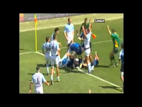 RugbyMania - Montpellier v Bayonne - Top 14 Orange 2010-11 - Essais - J24 - rugby