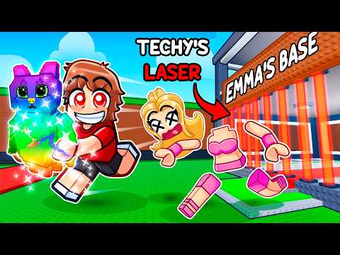 I Replaced Her Laser Walls With Mine In Steal A Brainrot...