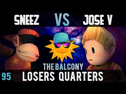 PM @ the Balcony 95 - Losers Quarters ft. Sneez (Diddy Kong) VS Jose V (Lucas)