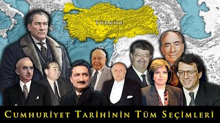Cumhuriyet Sonrası Tüm Türkiye Genel Seçimleri
