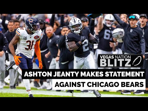 Ashton Jeanty Makes Statement Against Chicago Bears Vegas Nation Blitz Week 5