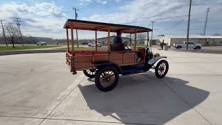 1913 Ford Model T Huckster Walk Around and Idle