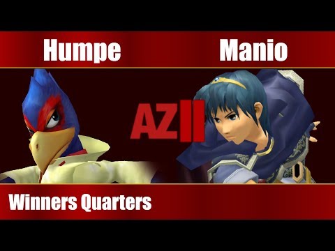 Azension II - Humpe (Falco) Vs. Manio (Marth) - Winners Quarters - Melee Singles