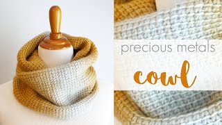 How To Crochet The Precious Metals Cowl (Tunisian Crochet)