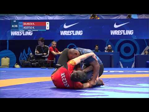 1/2 Men's GP No-Gi - 100 kg: A. BILAROV (RUS) v. K. ADZITSO (USA)
