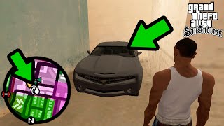 Secret Place With Chevrolet Camaro In GTA San Andreas!