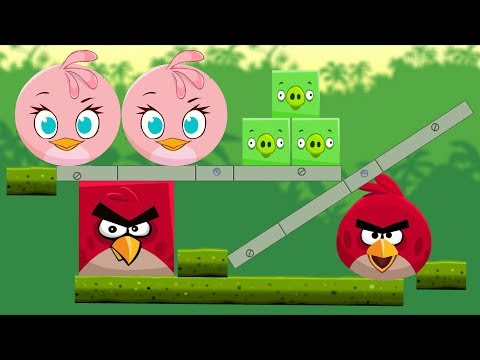 Angry Birds Kick Piggies - BAD PIGS AND SPONGEBOB GOT KICKED!!