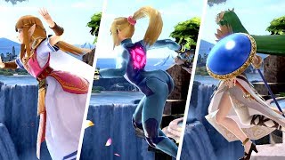 Super Smash Bros. Ultimate - All Characters Balancing on the Edge Animations
